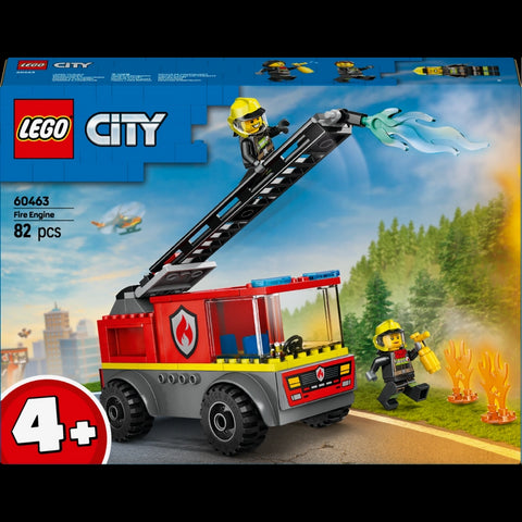 Fire Ladder Truck- 82 Pcs
