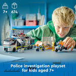 Police Mobile Crime Lab Truck- 674 Pcs