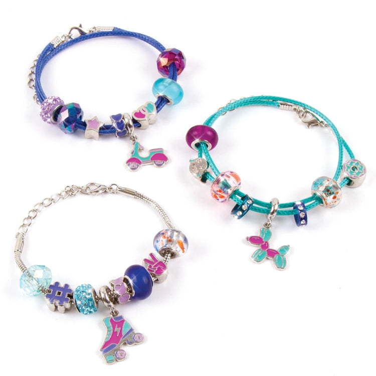 Halo Charms Bracelets True Blue- 28 Pcs