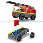 Fire Ladder Truck- 82 Pcs