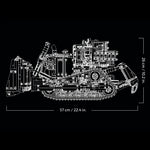 App-Controlled Cat D11T Bulldozer- 3854 Pcs