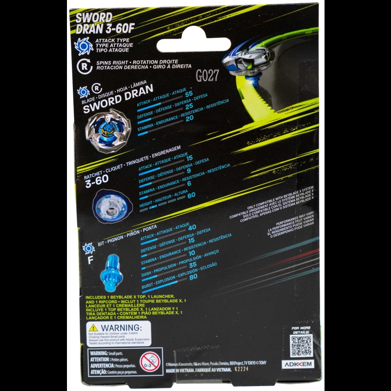 Beyblade X Sword Dran 3-60F