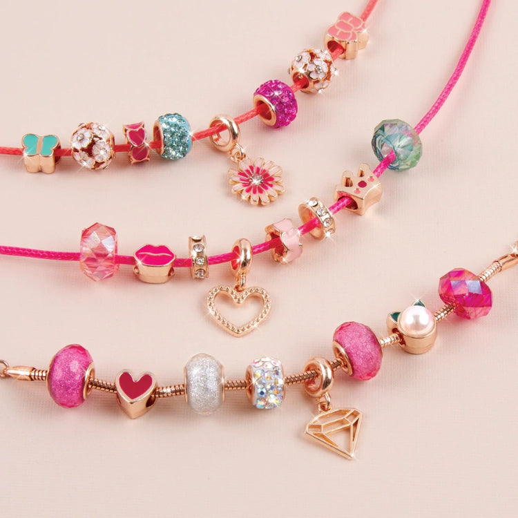 Halo Charms Bracelets Think Pink- 28 Pcs