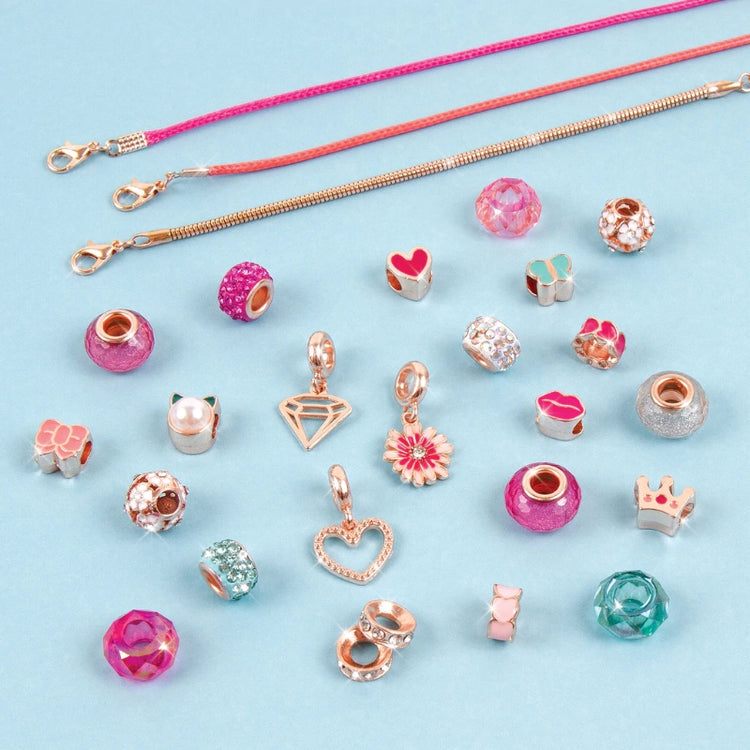 Halo Charms Bracelets Think Pink- 28 Pcs