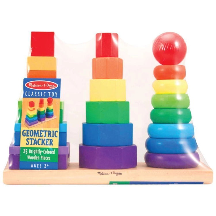 Geometric Stacker Toddler Toy