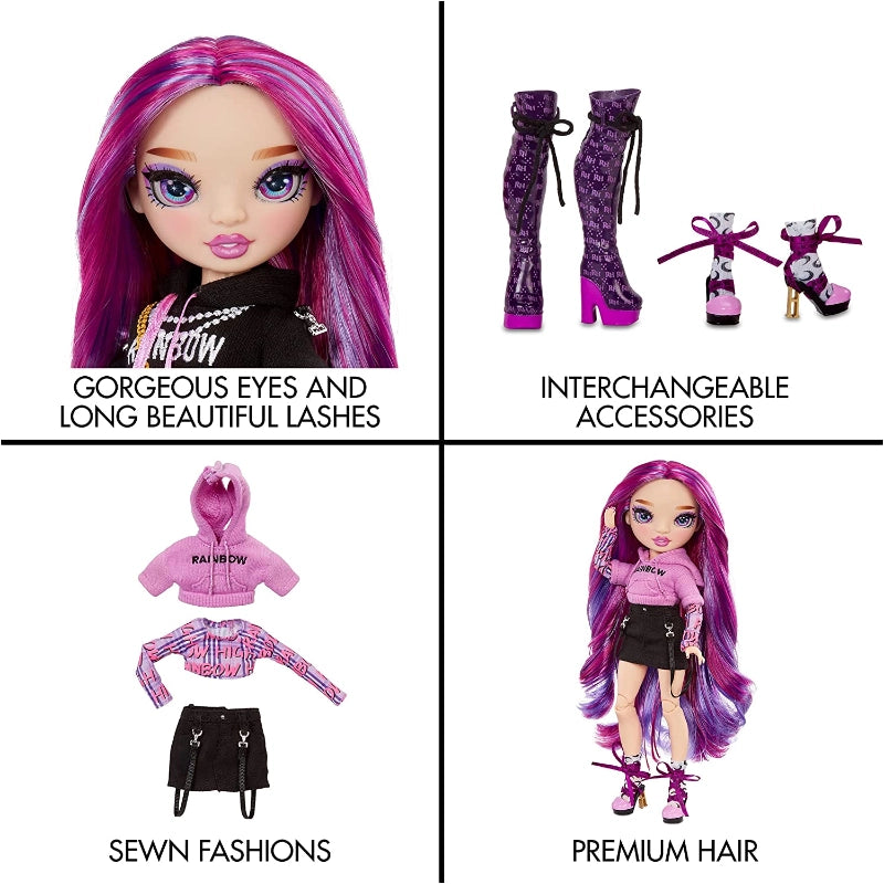 Rainbow High Series 3 Emi Vanda Fashion Doll- Orchid (Deep Purple)