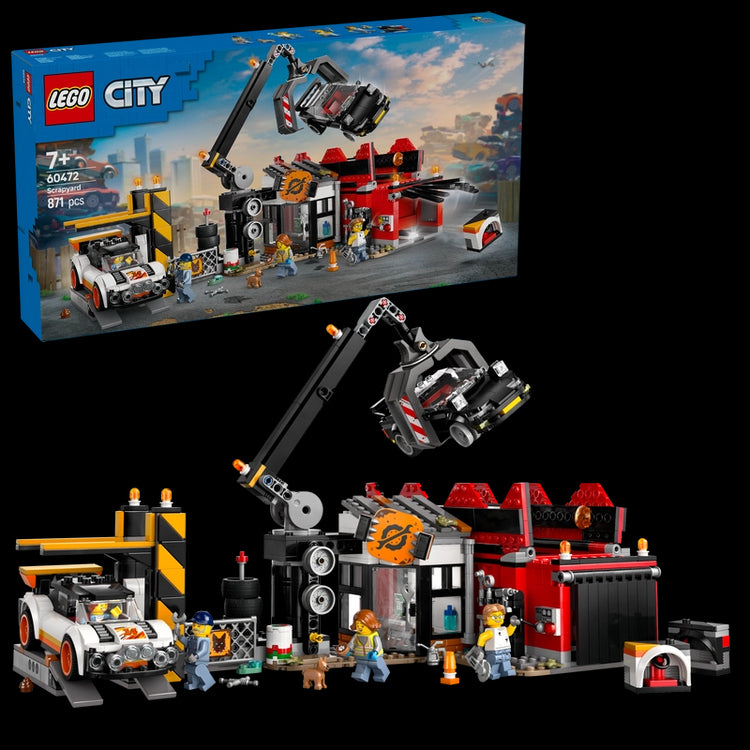 Scrapyard with Cars - 871 Pcs