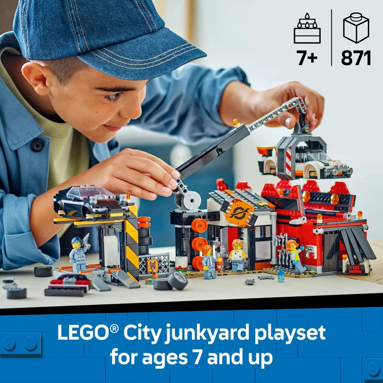 Scrapyard with Cars - 871 Pcs