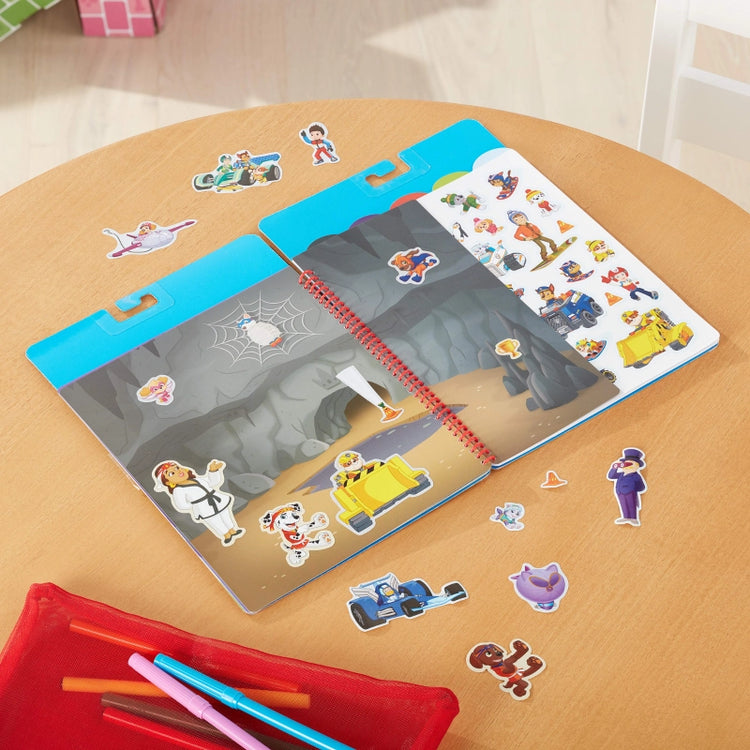 Paw Patrol Restickable Stickers Flip-Flap Pad- Classic Missions