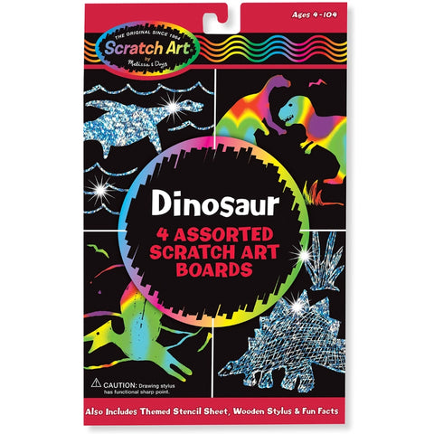 Scratch Magic Draw And Learn- Dinosaurs