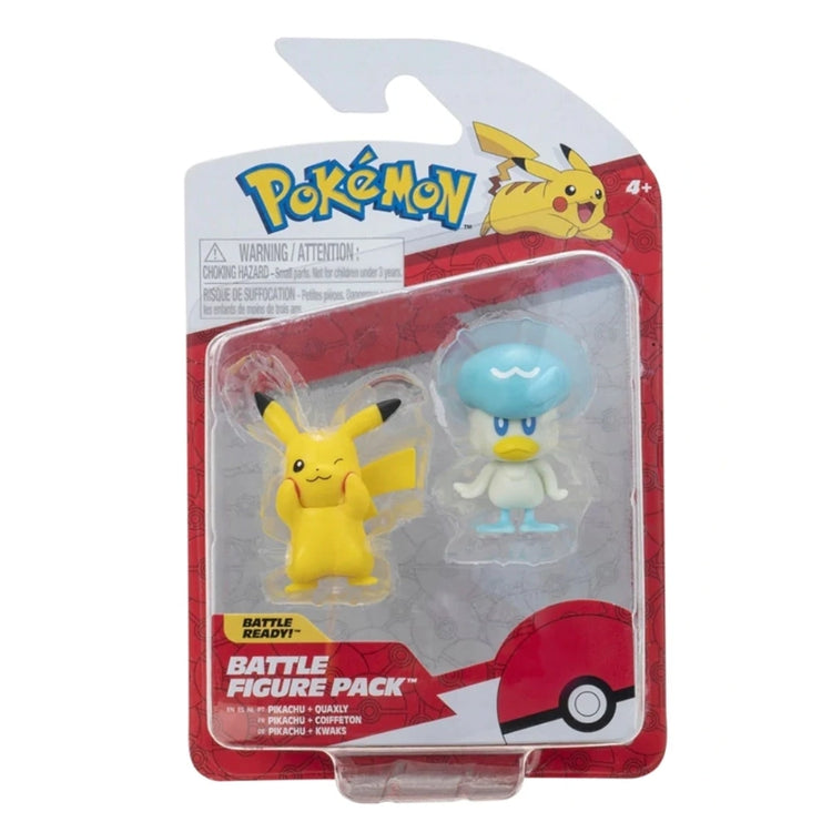 Pokemon Battle Figures Generation IX 2 Pack- Quaxly & Pikachu #8