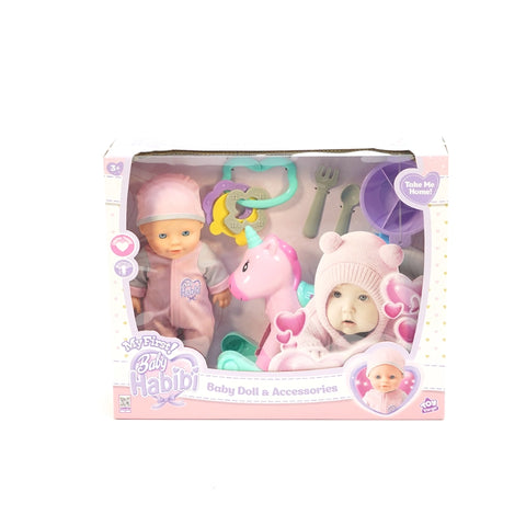 Baby Habibi Doll My First Baby Doll & Accessories 10-Inch