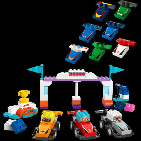 Team Race Cars & Drivers - 70 Pcs