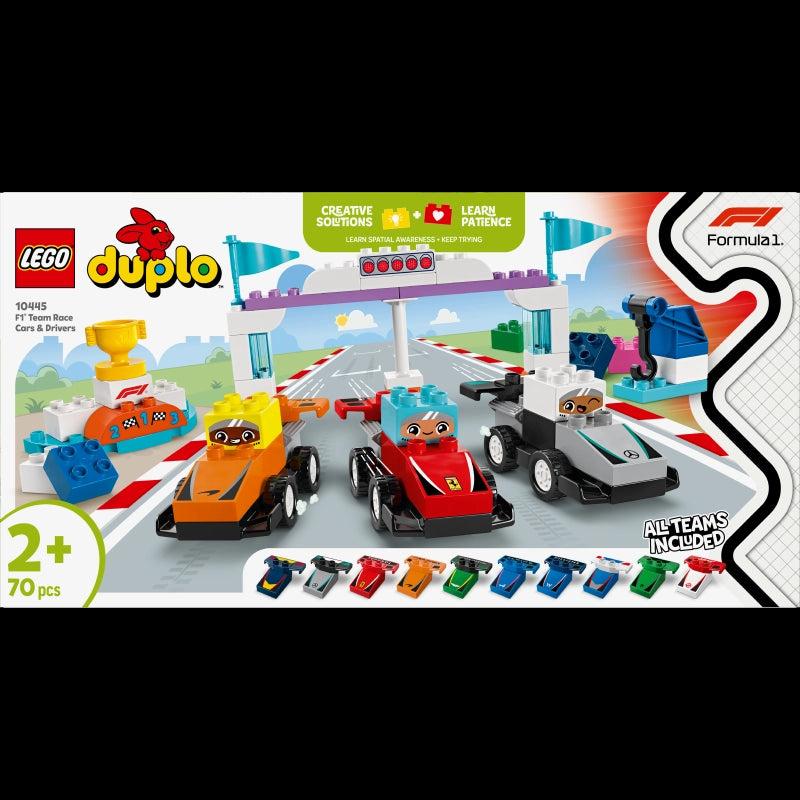 Team Race Cars & Drivers - 70 Pcs