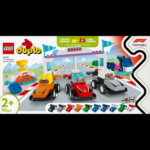 Team Race Cars & Drivers - 70 Pcs