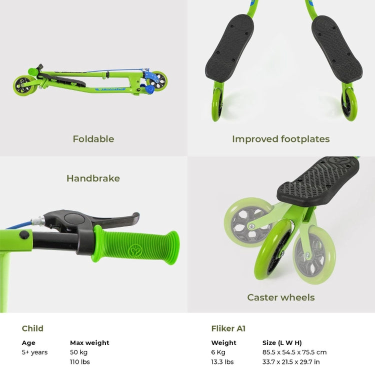 Yfliker A1 Air 2018 Refresh- Green/Blue
