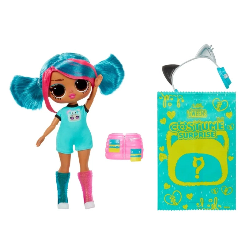 L.O.L. Surprise Tweens Costume Surprise Emma Emo Fashion Doll with Inflatable Kitty Costume