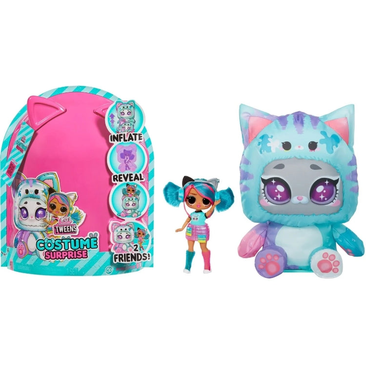 L.O.L. Surprise Tweens Costume Surprise Emma Emo Fashion Doll with Inflatable Kitty Costume