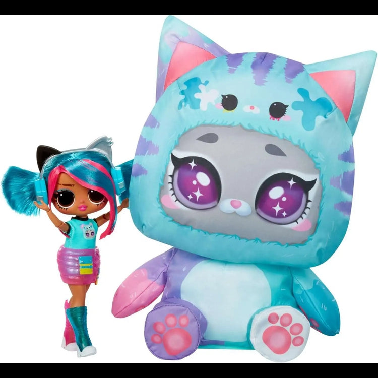 L.O.L. Surprise Tweens Costume Surprise Emma Emo Fashion Doll with Inflatable Kitty Costume