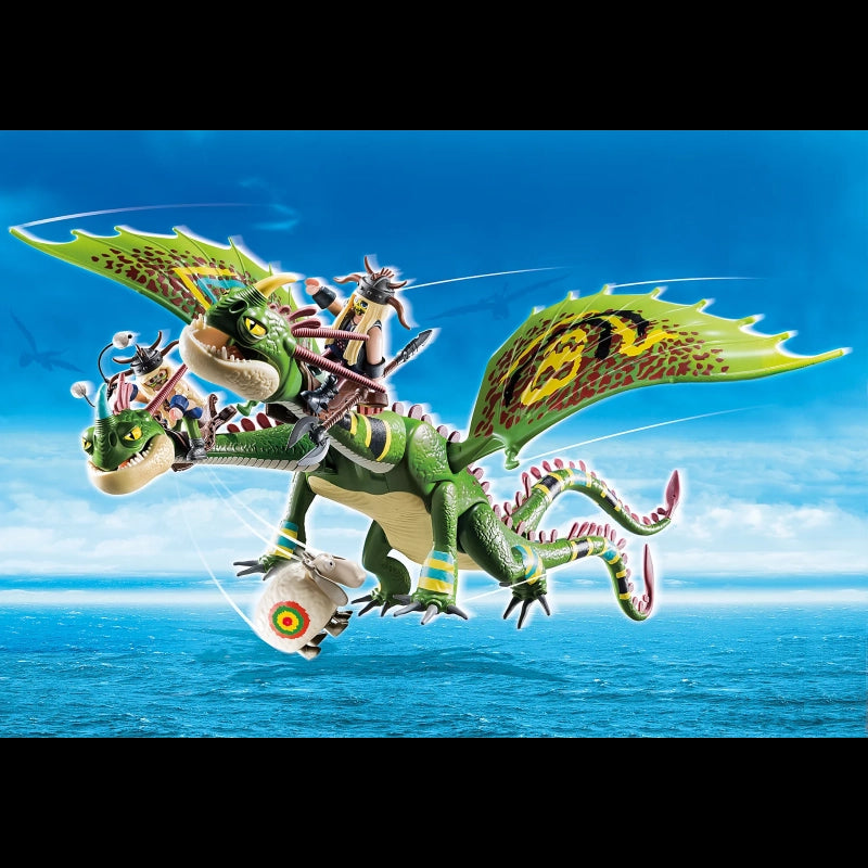 Dragon Racing: Ruffnut and Tuffnut with Barf and Belch- 30 Pcs