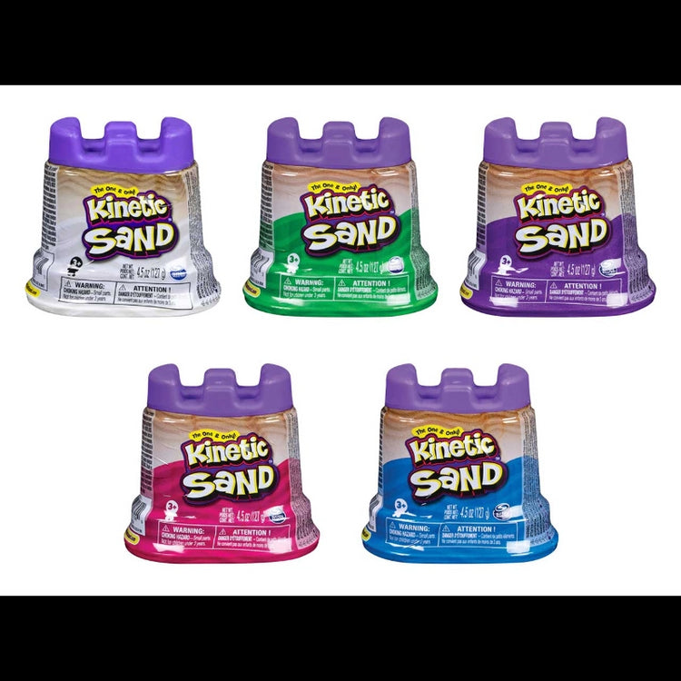 Kinetic Sand Castle Container Assorted- CDU