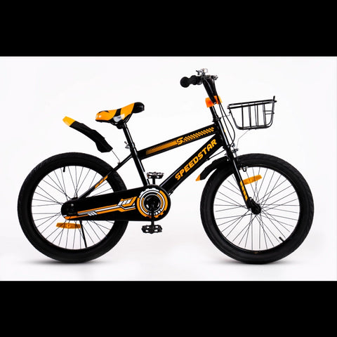 SpeedStar Bicycle 20-Inch- Black/Orange