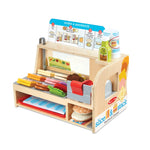 Wooden Slice & Stack Sandwich Counter