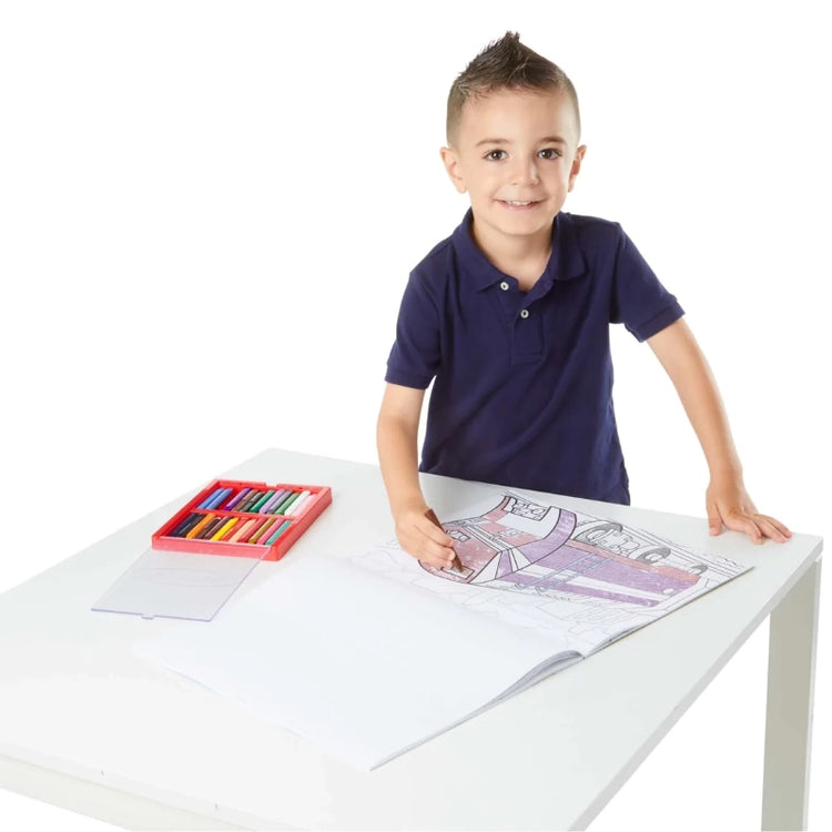 Jumbo Coloring Pad- Vehicles