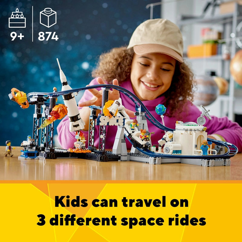 Space Roller Coaster- 874 Pcs