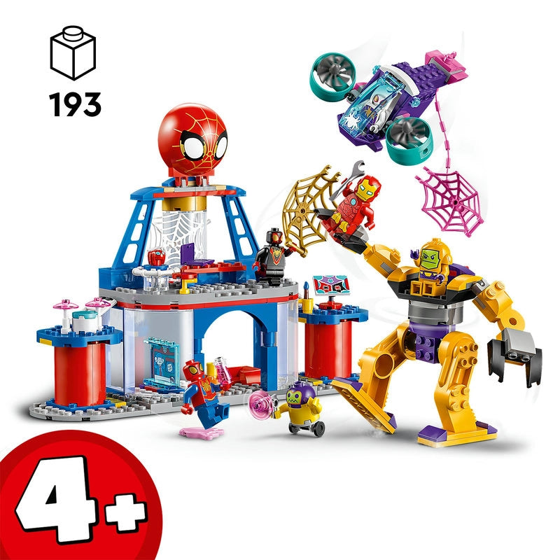 Team Spidey Web Spinner Headquarters- 193 Pcs