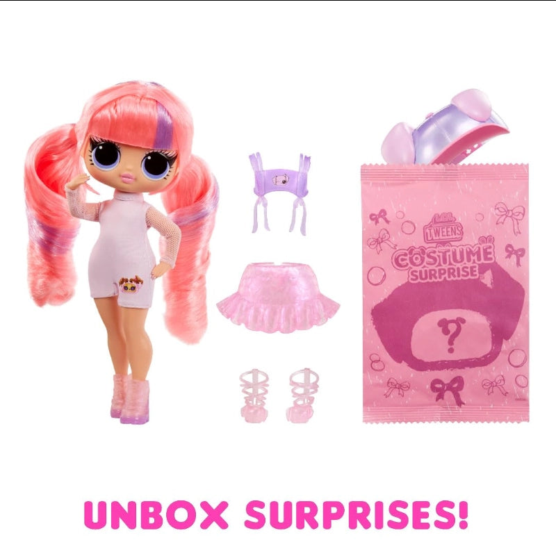 L.O.L. Surprise Tweens Costume Surprise Ali Dance Fashion Doll with Inflatable Puppy Costume