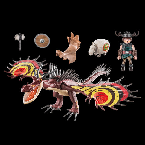 Dragon Racing: Snotlout and Hookfang- 14 Pcs