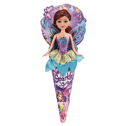 Sparkle Girlz Fairy Doll In A Cone