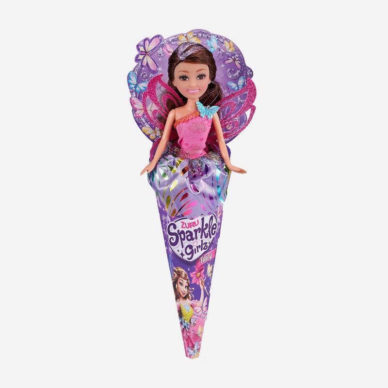 Sparkle Girlz Fairy Doll In A Cone