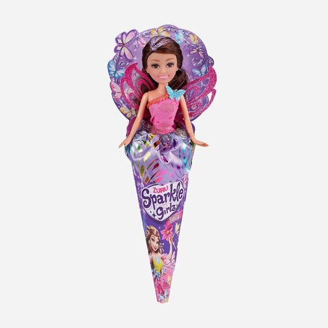 Sparkle Girlz Fairy Doll In A Cone