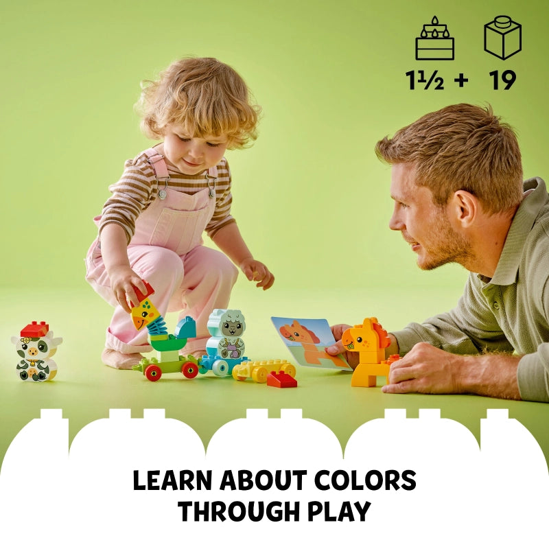 Animal Train - 19 Pcs