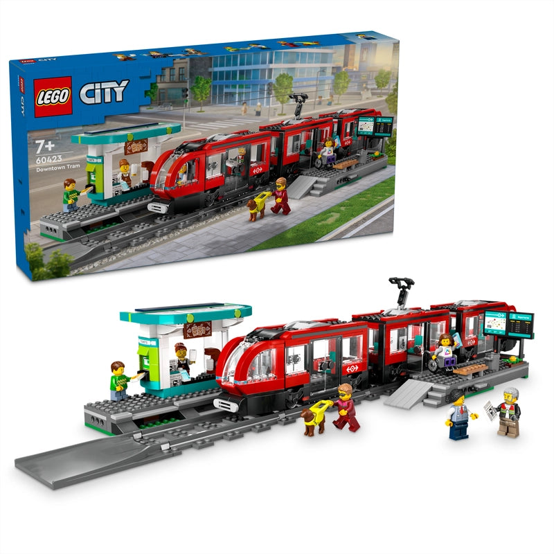 Downtown Streetcar and Station- 811 Pcs