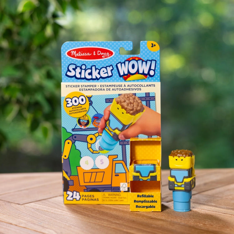 Sticker Wow! Activity Pad & Sticker Stamper- Bulldozer