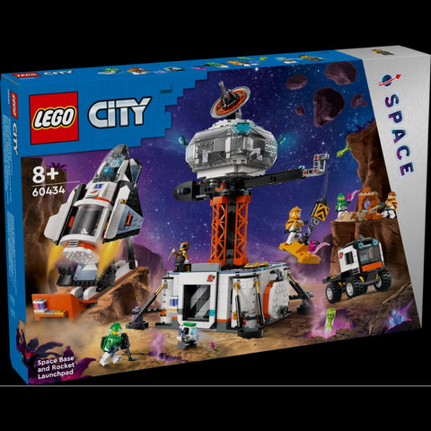 Space Base and Rocket Launchpad- 1422 Pcs