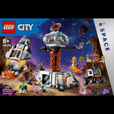 Space Base and Rocket Launchpad- 1422 Pcs