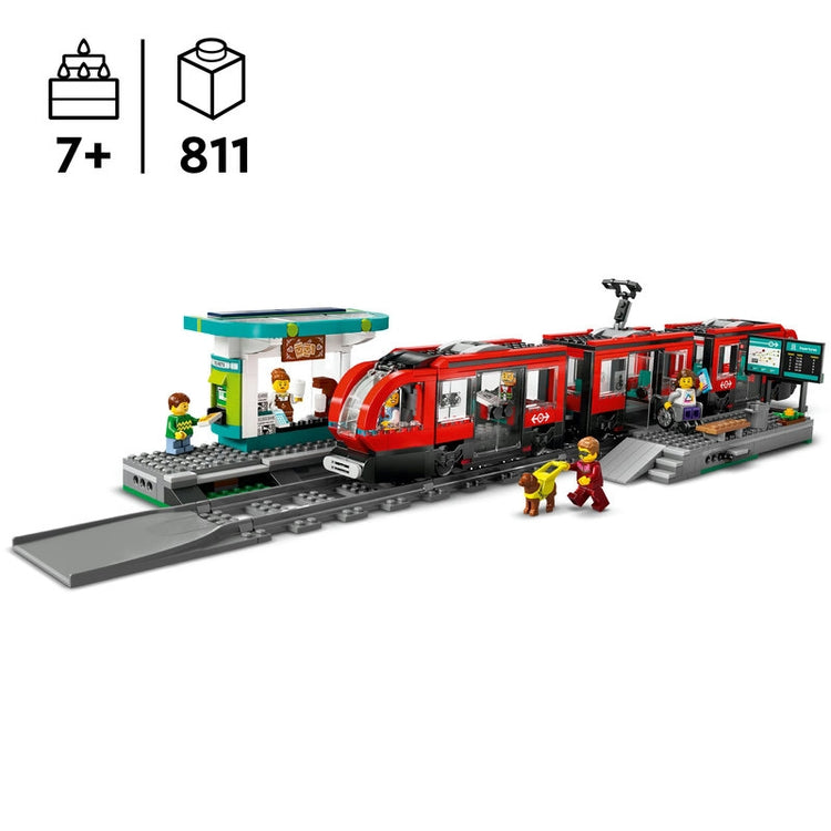 Downtown Streetcar and Station- 811 Pcs