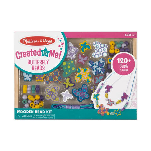 Created by Me! Butterfly Beads Wooden Bead Kit