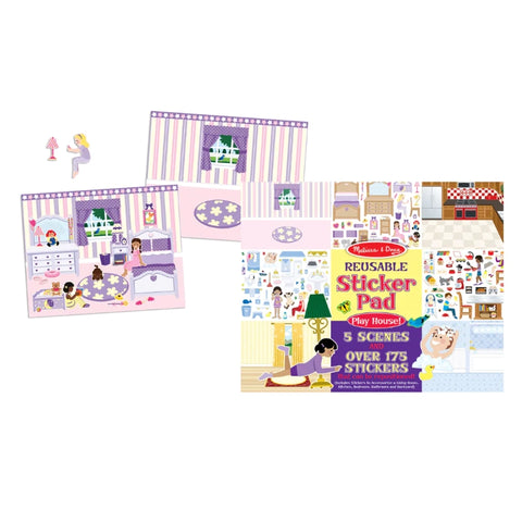 Reusable Sticker Pad- Play House