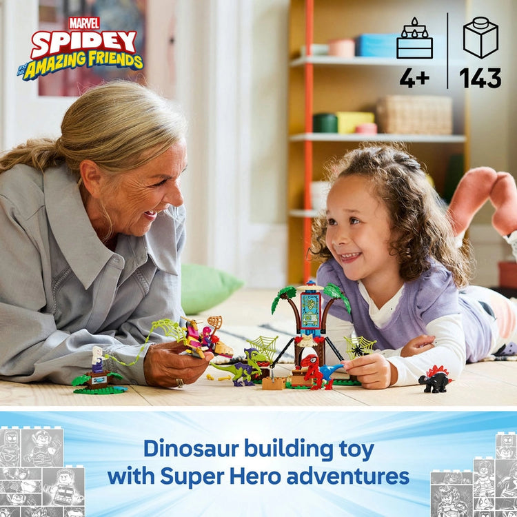 Spidey and Gobby's Raptor Battle at Tree House HQ - 143 Pcs