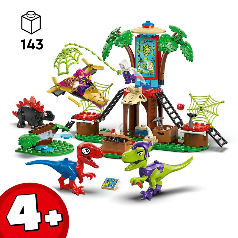 Spidey and Gobby's Raptor Battle at Tree House HQ - 143 Pcs