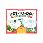 ABC Dot-to-Dot Coloring Pad- Farm