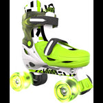 Neon Combo Skates 2-in-1 (Size 3-6)- Green/White