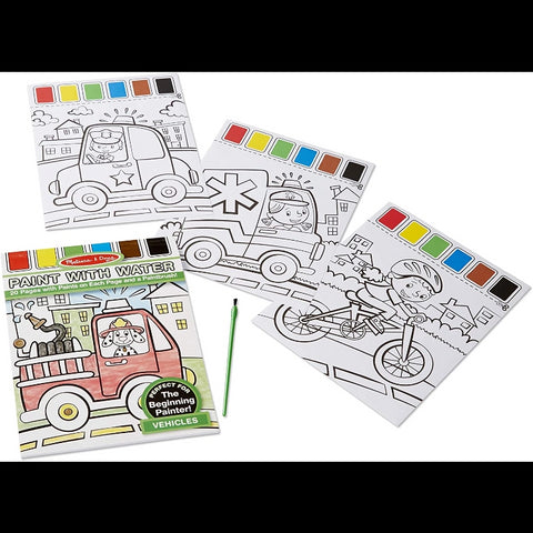 Paint with Water Kids' Art Pad- Vehicles