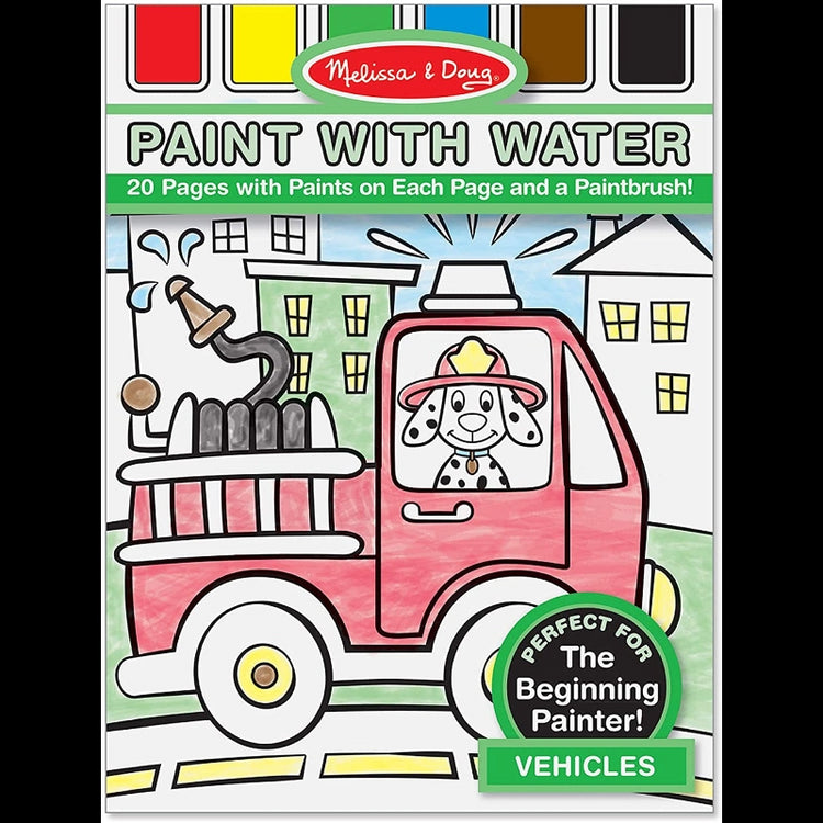 Paint with Water Kids' Art Pad- Vehicles