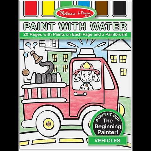 Paint with Water Kids' Art Pad- Vehicles